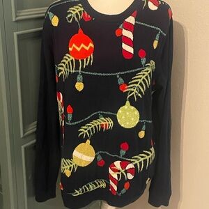 Navy Ugly Christmas Sweater- Unisex